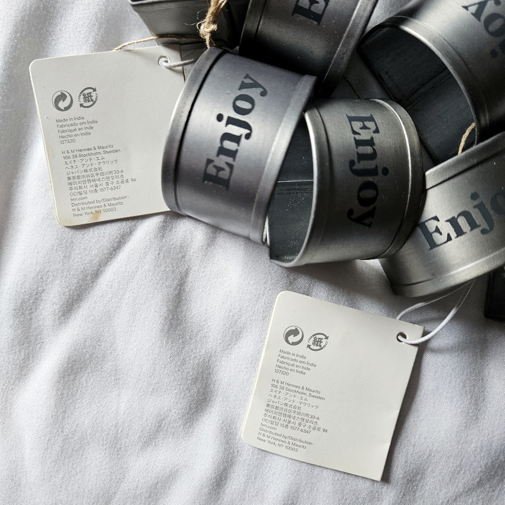 H&M Napkin Rings Sets - Picture 2 of 3